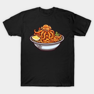 Take a tasty trip to Japan with this crispy fried squid dish T-Shirt